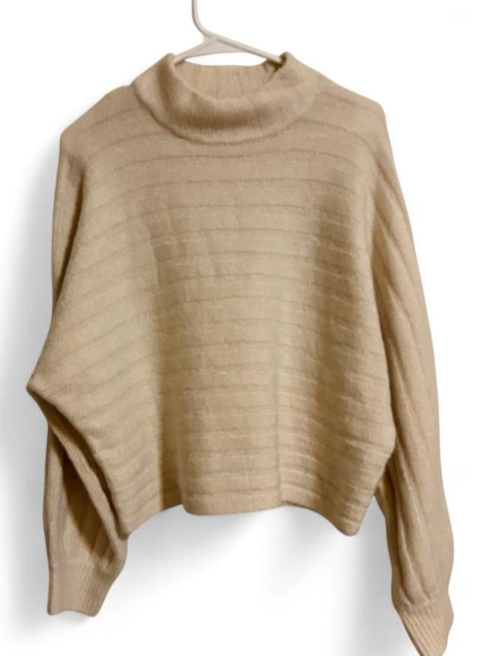 Altar'd State Tan Cowl Neck Sweater Sz M